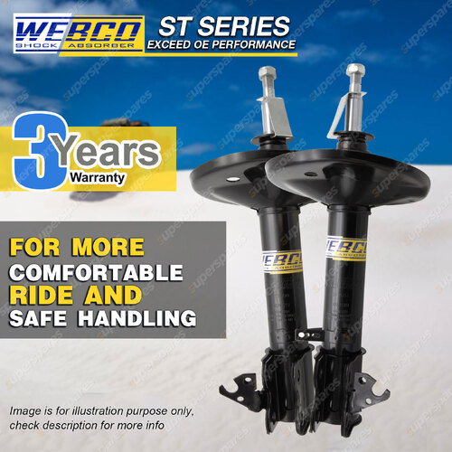Front Webco Pro Strut Shock Absorbers for TOYOTA RAV 4 rear shock 597mm extended