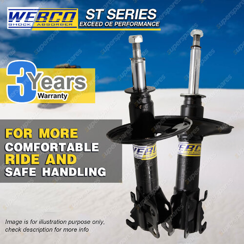 Front Webco Pro Strut Shock Absorbers for TOYOTA STARLET EP91 1.3 Hatch 96-99