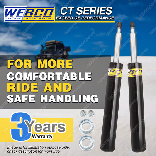 Pair Front Webco Pro Shock Absorbers for HOLDEN APOLLO JK JL Sedan S/Wagon 87-92