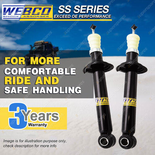 Rear Webco Shock Absorbers for MITSUBISHI VERADA KE KF KH V6 KL FWD AWD Sedan