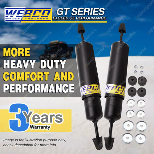 Front Raised Webco HD Shock Absorbers for NISSAN PATROL MQ MK 4WD S/Wagon Ute