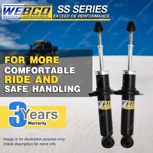 Rear Webco Pro Shock Absorbers for NISSAN PULSAR N16 1.6 1.8 Q ST Sedan Hatch
