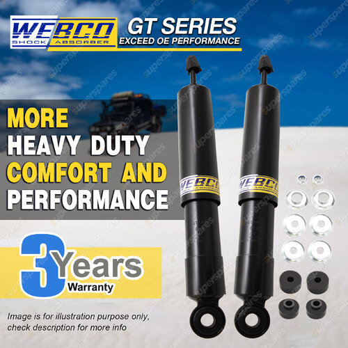 Rear Webco Pro Shock Absorbers for Toyota FJ Cruiser GSJ15R Wagon 4.0 11-16