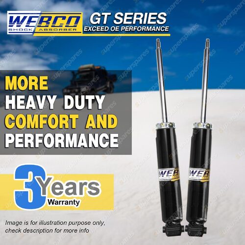 Rear Webco Shock Absorbers for Ford Everest UA 4 Door SUV 2.0 3.2 15-on