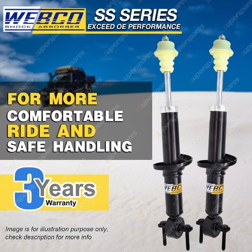 Pair Front Webco Pro Shock Absorbers for Ford Everest Next Gen UB 22-on