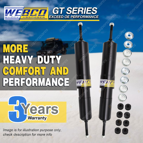 Front Webco HD STD & Raised Shocks for Toyota Landcruiser VDJL 76 78 79 22-25