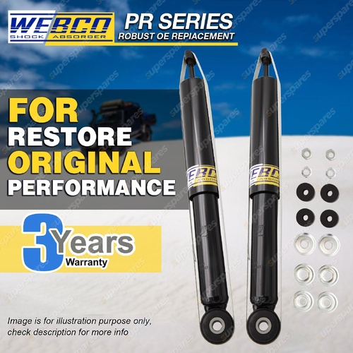 Pair Rear Webco Shock Absorbers for Honda Civic FC FK 1.5L 1.8L 2016-On