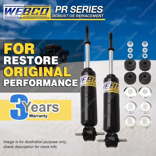 Pair Rear Webco Shock Absorbers for Toyota Corolla ZWE219R 1.8L 2022-On