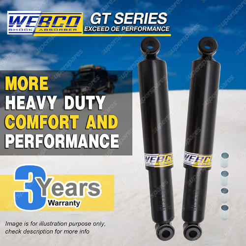 Rear Webco HD 75mm Raised Shock Absorbers for Toyota Landcruiser 76 78 79 22-25