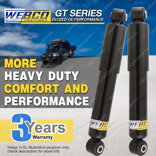 Rear Webco Shock Absorbers for Renault Master X62 2.3 11-ON Heavy Duty Euro