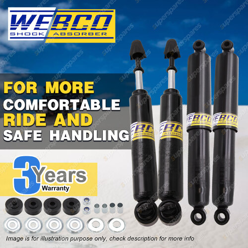 Front + Rear Webco Pro Shock Absorbers for MITSUBISHI L300 SC SD SE Van 4WD