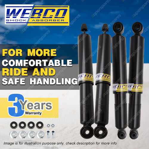 Front + Rear Webco Pro Shock Absorbers for MAZDA B SERIES UTE B2600 4WD Ute
