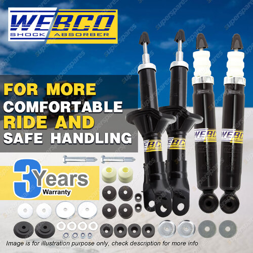 Front Rear Webco HD Pro Shock Absorber for FAIRLANE LTD LANDAU NA NC NF NL Sedan