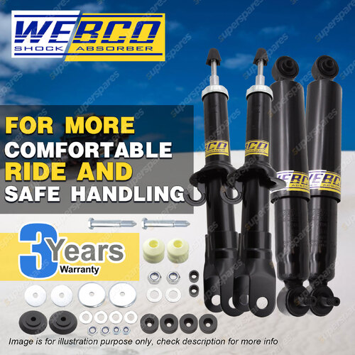 Front Rear Webco EHD Pro Shock Absorber for FORD FALCON FAIRMONT AU II III Wagon