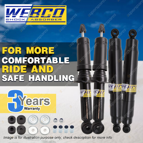 Front + Rear Webco HD Pro Shock Absorber for HOLDEN COLORADO RG 4WD 2.8TD 12-on