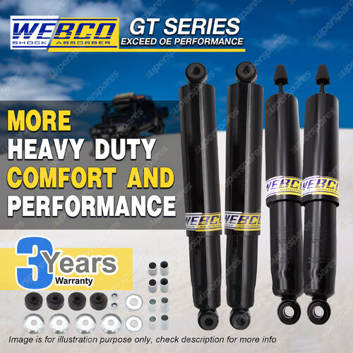 Front + Rear Raised Webco HD Pro Shock Absorbers for TOYOTA HILUX RN LN 36 46