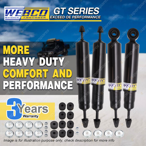 Front + Rear Webco HD Pro Shock Absorber for ROVER LANDROVER DEFENDER 90 110 130