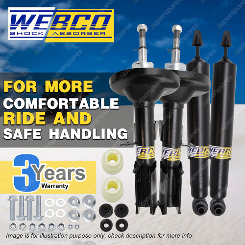 Front Rear Lower Webco HD Pro Shock Absorber for COMMODORE Sdn VR VS VT VX VY II