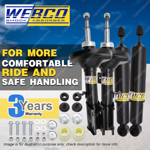 Front + Rear Webco HD Pro Shock Absorbers for HOLDEN COMMODORE S/Wagon VZ 04-08