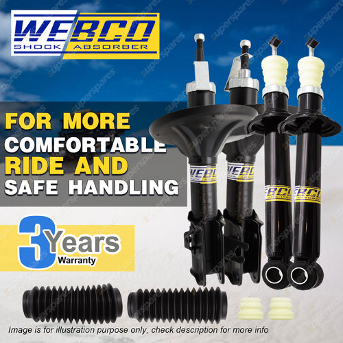 Front Rear Webco Pro Shock Absorber for MITSUBISHI VERADA KE KF KH V6 KL FWD AWD