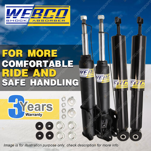 Front Rear Webco Pro Shock Absorbers for SUZUKI VITARA XL7 All 4WD Wagon 01-06