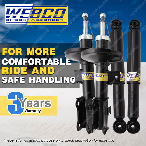 Front + Rear Webco Pro Shock Absorbers for SUZUKI VITARA and GRAND VITARA JB JT