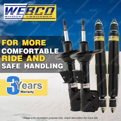 Front Rear Webco Shock Absorbers for BMW X1 xDrive 20d 20i 23d 25i 28i E84 10-15