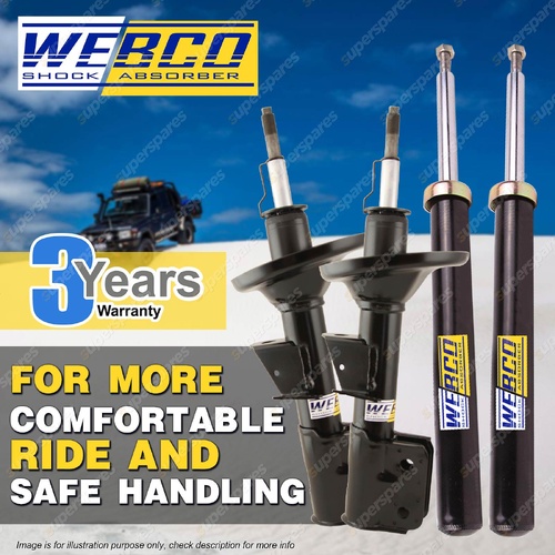 Front + Rear Shock Absorbers for Volkswagen Arteon 3H T-ROC A11 Tiguan AD1 16-ON