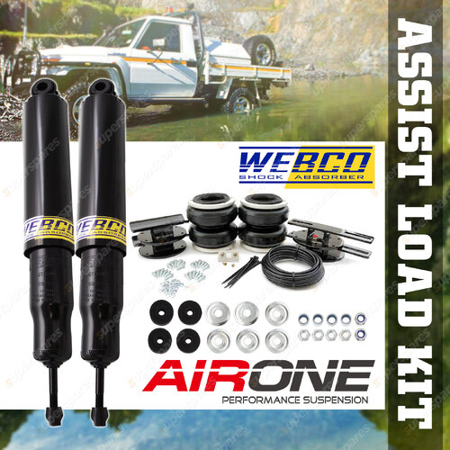 Webco Shock + Air Bag Load Assist Kit 2272kg for Nissan Patrol 4WD MQ MK 80-88