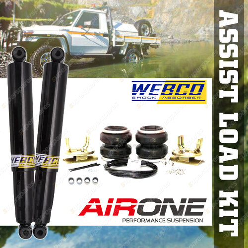 Webco Shock + Air Bag Load Assist Kit 2272kg for Mitsubishi Triton ME MF MG MH
