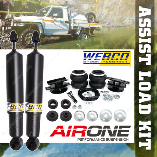 Webco Pro Shock + Air Bag Load Assist Kit 2272kg for Holden Commodore Crewman VZ