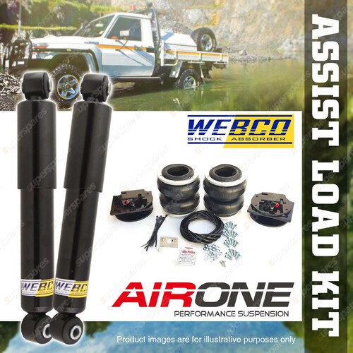 Webco Shock + Air Bag Load Assist Kit 2272kg for Ford Transit Ute Van 91-01