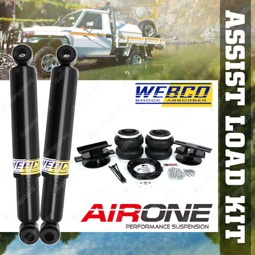 Webco Pro Shock + Air Bag Load Assist Kit 2272kg for Toyota Hilux 2WD 2005 On