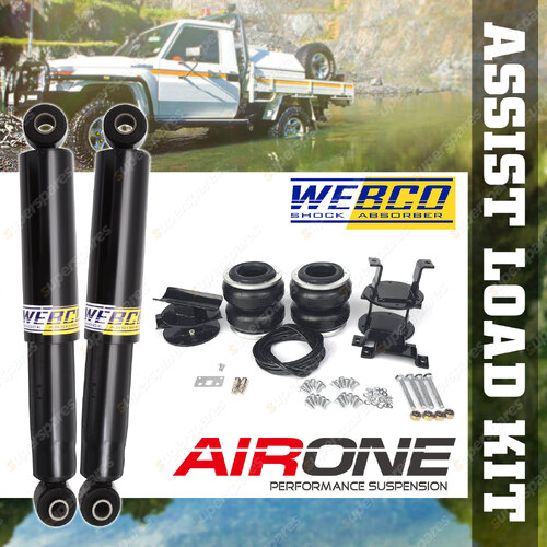 Webco Pro Shock + Air Bag Load Assist Kit 2272kg for Ford Ranger PX Lowrider 2.5