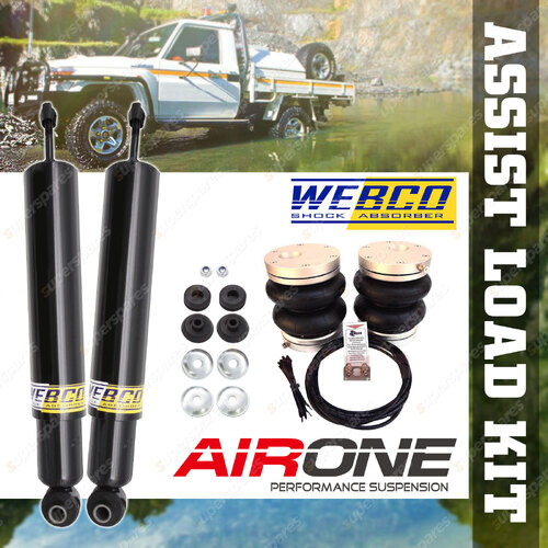 Webco Shock + Air Bag Load Assist Kit 2362kg for Holden Commodore VT VX VY VZ 