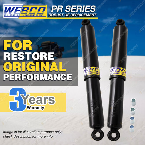 Pair Rear Webco Pro Shock Absorbers for NISSAN NAVARA D22 4WD Ute 97-on