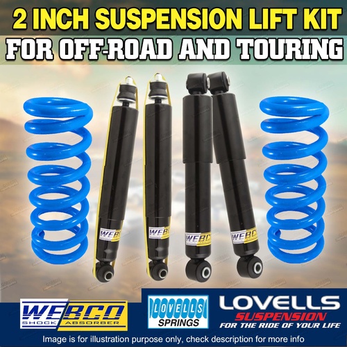 2 Inch Webco Shocks Lovells Coil Easy Lift Kit for Mitsubishi Challenger PA II