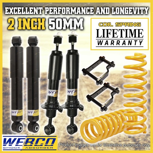 2 Inch 50mm Easy Lift Kit King Coil Extended Shackle for Nissan Navara NP300