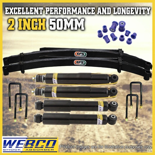 2 Inch 50mm Easy Lift Kit Shocks EFS Leaf Spring for Mitsubishi Pajero NA - NG