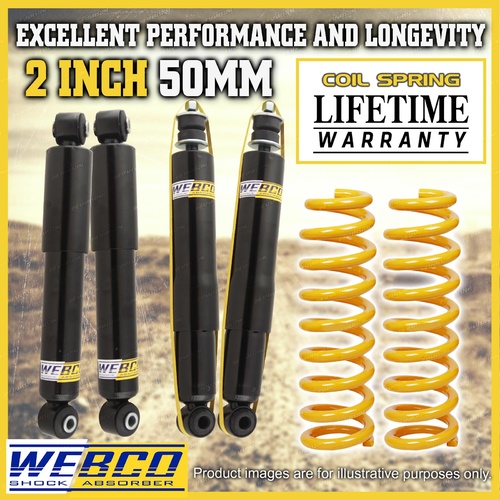 2 Inch 50mm Easy Lift Kit Shocks King Springs for Mitsubishi Pajero NF NG