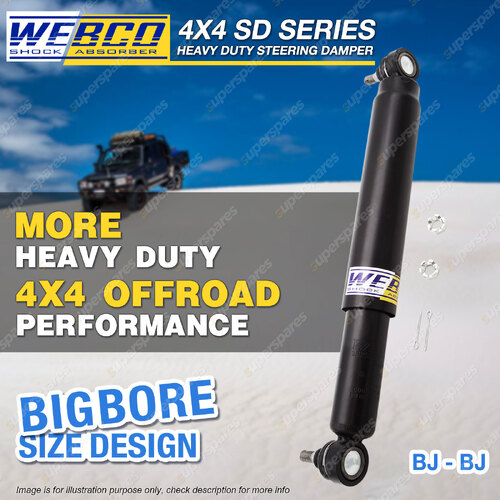 4X4 HD Big Bore Steering Damper for Toyota Landcruiser BJ FJ HJ 40 42 45 FJ 55