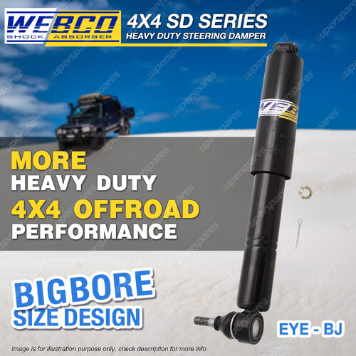 4X4 Big Bore Steering Damper for Toyota Hilux KZN165 RZN 169 174 VZN 167 172 IFS