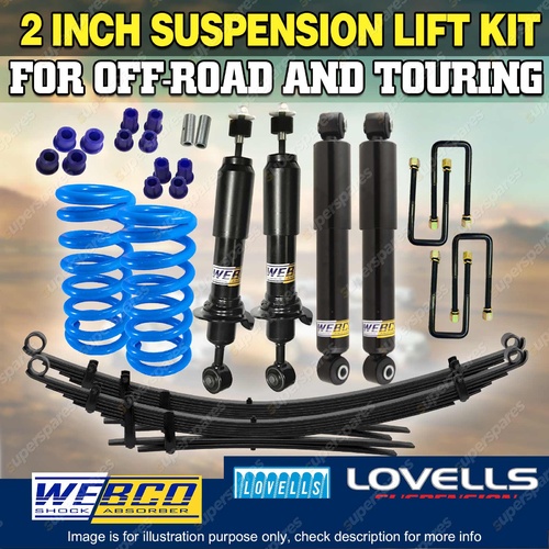 2 Inch 50mm Webco RAW 4x4 Lovells Suspension Lift Kit for Holden Colorado RG