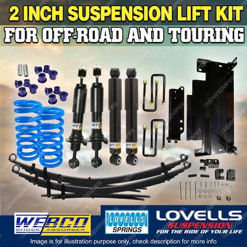 2 Inch Lift Kit Webco Shock Coil EFS Leaf Diff Drop for Nissan Navara NP300 D23