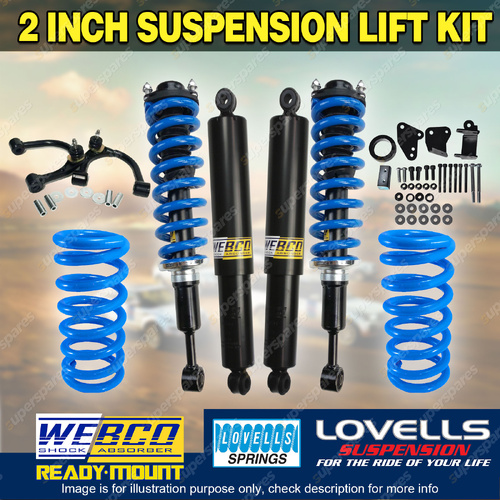 2" Lift Kit Pre Assembled Lovells Coil Diff Control Arm for Ford Everest 15-18