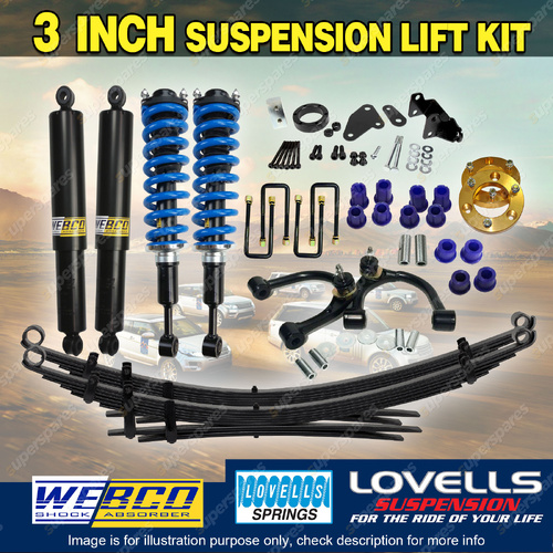 3"+2" Lift Kit Complete Strut Lovells Coil RAW Leaf Arm Diff for Ford Ranger PX3