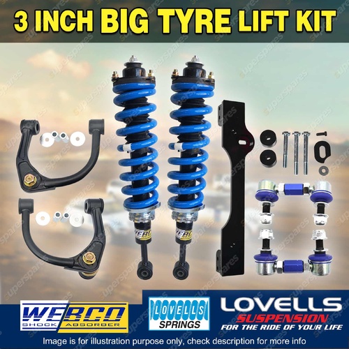 3" Big Tyre Lift Kit Complete Strut Lovells Coil for Isuzu D-Max 12-20