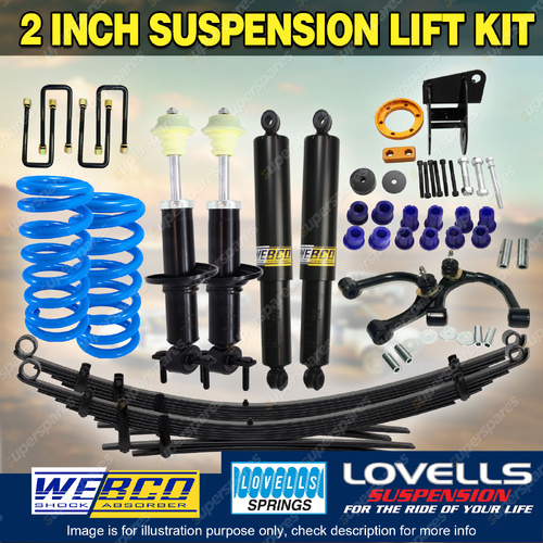 2" 50mm Lift Kit Lovells Coil Raw Leaf Control Arm Diff Drop for Ford Ranger PY