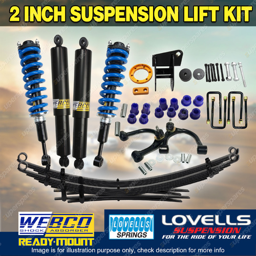 2" Lift Kit Complete Strut Raw Leaf Control Arm Diff Drop for Ford Ranger PY
