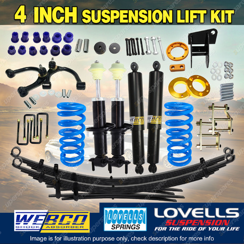 4" Front 3" Rear Lift Kit Raw Leaf Control Arm Diff for Volkswagen Amarok 23-ON